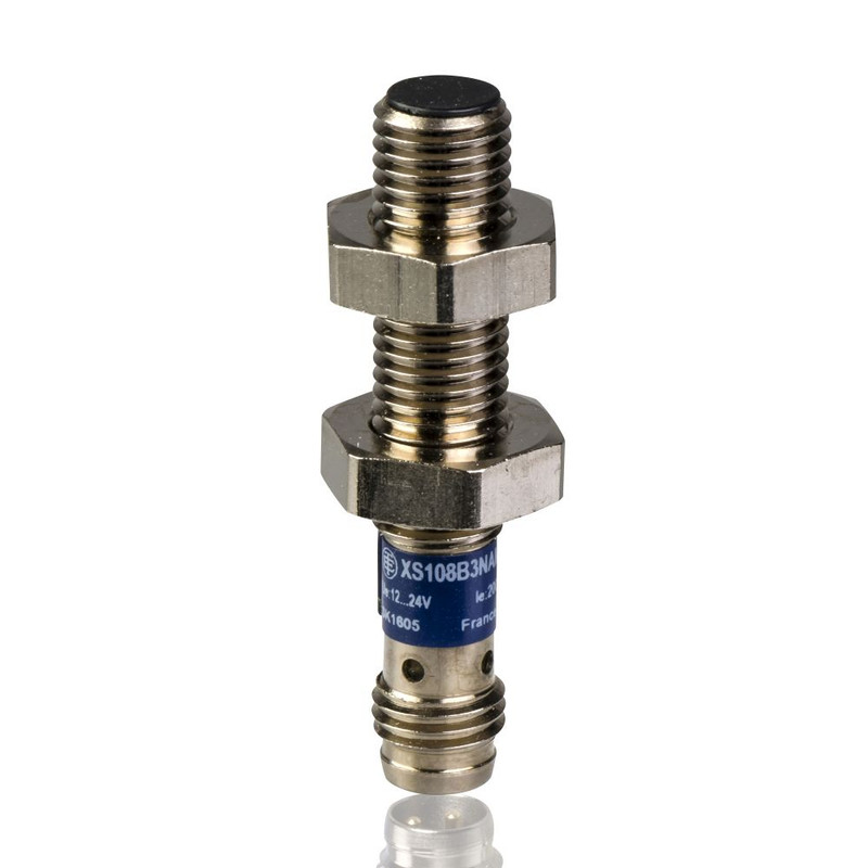 Schneider Sensors Osisense XS & XT_ inductive sensor XS1 M8 - L42mm - brass - Sn2mm - 12..24VDC - M8_ [XS108B3PAM8]