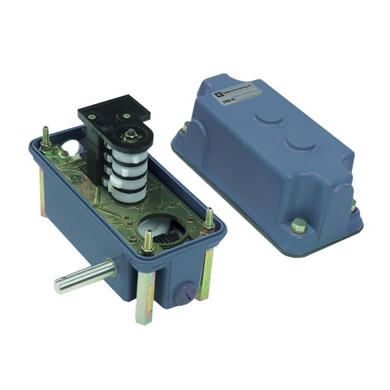 Schneider Sensors XR, XF_ Standard duty screw limit switch, XR and XF, bare drive shaft, 4 C/O, 60:1, right hand_ [XRBA44100]