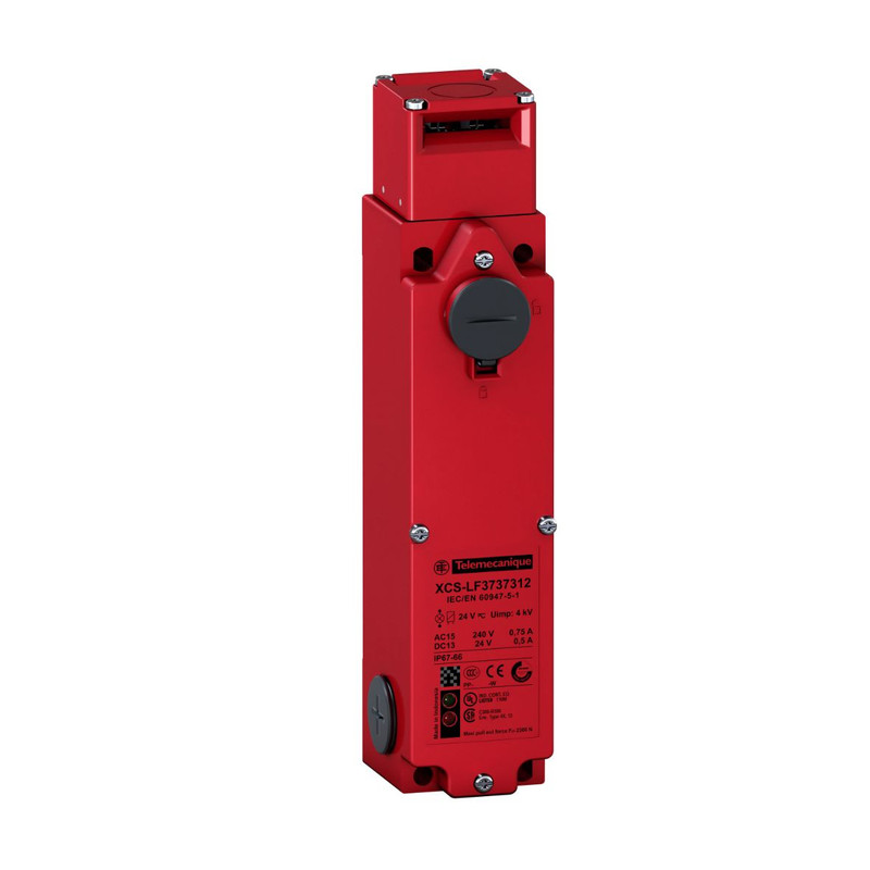 Schneider Signaling Preventa XCS_ metal safety switch XCSLF - 4NC+2NO- slow break - 3 entries tapped 1/2" NPT-24V_ [XCSLF3737313]