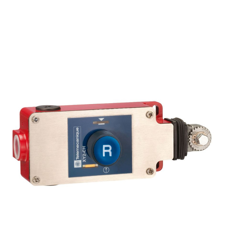 Schneider Signaling Preventa XY2C_ e-stop rope pull switch XY2CH - 1NC+1NO - flush pushbutton_ [XY2CH13150H7]
