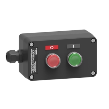 Schneider Signaling Harmony XAW - ATEX D_ control station - XAW-G - plastic - 1 NO - green - Start-Stop_ [XAWG210EX]