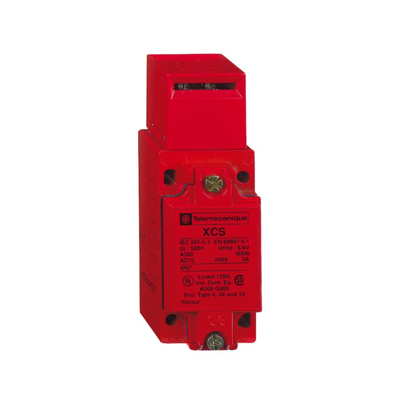 Schneider Signaling Preventa XCS_ Safety switch, Telemecanique Safety switches XCS, metal XCSA, 1 NC + 2 NO, slow break, 1 entry tapped 1/2" NPT_ [XCSA503]