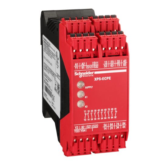 Schneider Signaling Preventa XPS_ module XPSEC - increasing the number of safety contacts - 115..230 V AC DC_ [XPSECPE3910P]