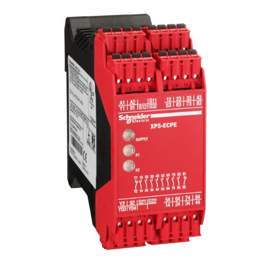 Schneider Signaling Preventa XPS_ module XPSEC - increasing the number of safety contacts - 24 V AC DC_ [XPSECPE5131P]