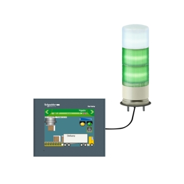 Schneider Signaling Harmony XVGU_ Multi-color USB Programmable tower lights -60mm- steady/flashing LED-buzzer_ [XVGU3SWV]