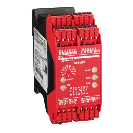 Schneider Signaling Preventa XPS_ module XPSATR - Emergency stop and protective guard - 24V DC, time delay 3s_ [XPSATR1153P]