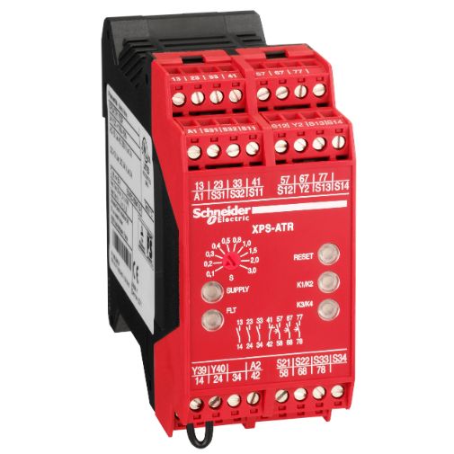 Schneider Signaling Preventa XPS_ module XPSATR - Emergency stop and protective guard - 24V DC, time delay 30s_ [XPSATR11530C]