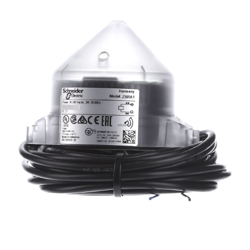 Schneider Signaling Harmony XB4_ Relay Antenna, AC/DC, 5m cable output_ [ZBRA1]