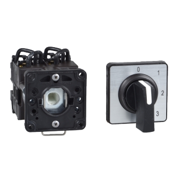 Schneider Signaling Harmony K1, K2_ cam ammeter switch - 3 circuits - 90° - 12 A - for Ø 22 mm_ [K1F003MCH]