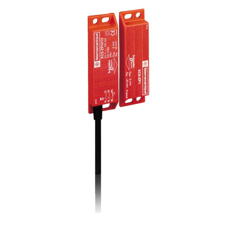Schneider Signaling Preventa XCS_ Coded magnetic switch, Telemecanique Safety switches XCS, XCSDMP, 2 NC + 1 NO, 1 NC staggered, 2 m_ [XCSDMP7002]