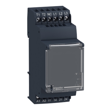 Schneider Signaling Zelio Control_ motor voltage and temperature control relay - RM35-T - 24..240 V AC/DC - 2 NO_ [RM35TM50MW]