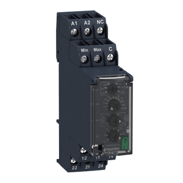Schneider Signaling Zelio Control_ Level control relay RM22-L - 24..240 V AC/DC - 2 C/O_ [RM22LA32MR]