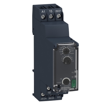 Schneider Signaling Zelio Time_ On and Off-delay Timing Relay - 0.05s…300h - 24…240V AC/DC - 2C/O_ [RE22R2ACMR]