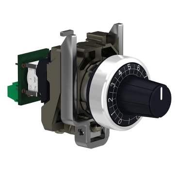 Schneider Signaling Harmony XB4_ head Ø22 + mounting base + potentiometer 10K_ [XB4BD912R10K]