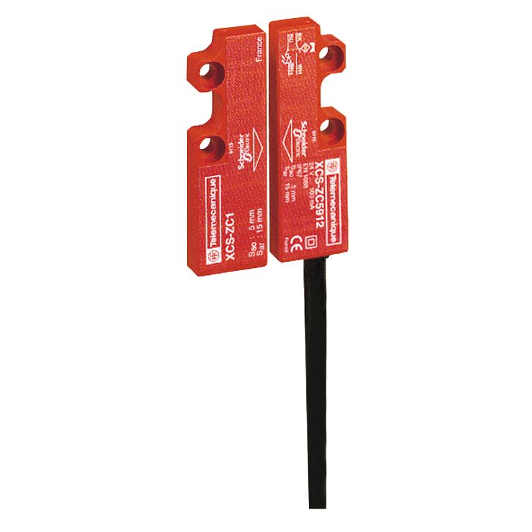 Schneider Signaling Preventa XCS_ Coded magnetic switch, Telemecanique Safety switches XCS, XCSDMC, 1 NC + 1 NO, staggered, 2 m_ [XCSDMC5902]
