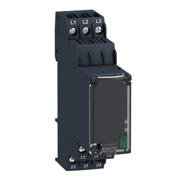 Schneider Signaling Zelio Control_ three-Phase control relay 183…528Vac, 2 C/O_ [RM22TG20]