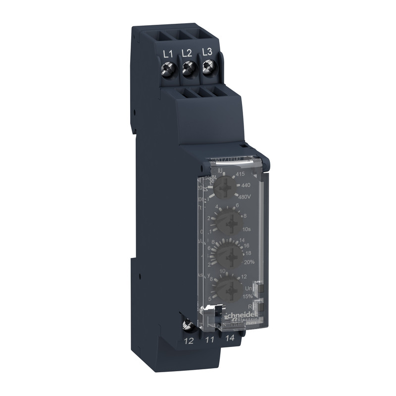 Schneider Signaling Zelio_ multifunction control relay RM17-TE - range 183..528 V AC_ [RM17TE00]