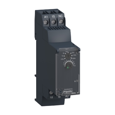 Schneider Signaling Zelio Time_ Star-Delta Timing Relay - 0.05s…300s - 24V DC / 24…240V AC - 1C/O_ [RE22R1QCMU]