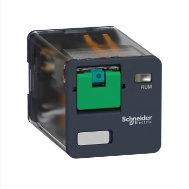 Schneider Signaling Zelio Relay_ universal plug-in relay - Zelio RUM - 3 C/O - 12 V DC - 10 A_ [RUMC31JD]