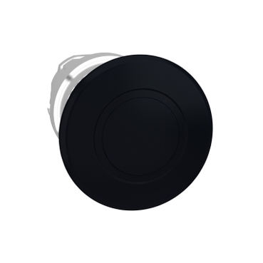 Schneider Signaling Harmony XB4_ black Ø40 mushroom pushbutton head Ø22 latching push-pull_ [ZB4BT2]
