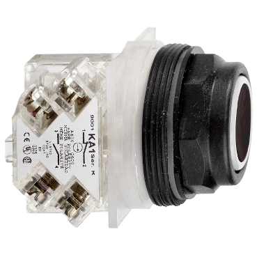 Schneider Signaling Harmony 9001SK_ PUSHBUTTON 600VAC 10AMP 30MM SK +OPTIONS_ [9001SKR1BH13]