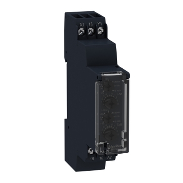 Schneider Signaling Zelio Time_ asymmetrical flashing relay - 0.1..1 s - 24..240 V AC - solid state output_ [RE17LLBM]