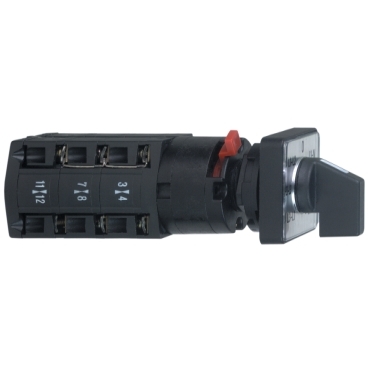 Schneider Signaling Harmony K1, K2_ cam voltmeter switch - 3L and 3L-N - 45° - 10 A - for Ø 16 or 22 mm_ [K10F027MCH]
