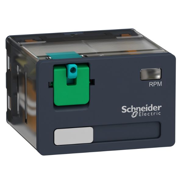 Schneider Signaling Zelio Relay_ power plug-in relay - Zelio RPM - 4 C/O - 110 V DC - 15 A_ [RPM41FD]