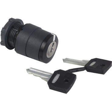 Schneider Signaling Harmony XB5_ selector switch head Ø22 2-position stay put Ronis 455_ [ZB5AG2]