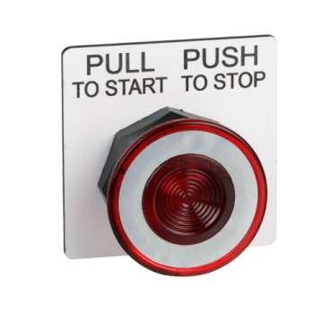 Schneider Signaling Harmony 9001SK_ 30MM PUSH-PULL OPERATOR RED KNOB_ [9001SKR9R]