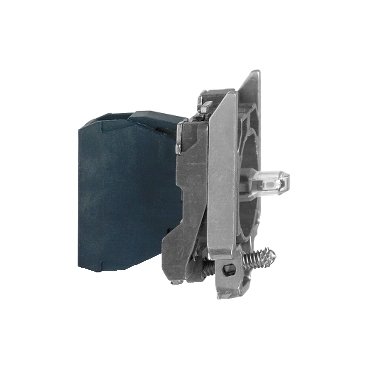 Schneider Signaling Harmony XB4_ green light block with body/fixing collar integral LED 110...120V_ [ZB4BVG3]