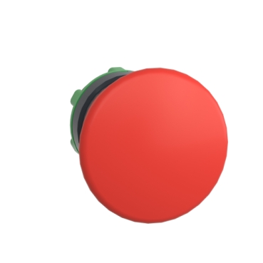 Schneider Signaling Harmony XB5_ red Ø40 mushroom pushbutton head Ø22 spring return_ [ZB5AC4]