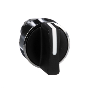 Schneider Signaling Harmony XB4_ black selector switch head Ø22 3-position stay put_ [ZB4BD3]