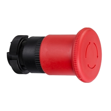 Schneider Signaling Harmony XAC_ red Ø40 Emergency stop, switching off head trigger and latching turn release_ [ZA2BS844]
