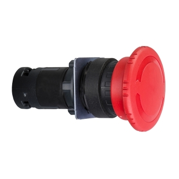 Schneider Signaling Harmony XB7_ Emergency switching off Ø 22 - red mushroom head Ø40mm - turn to release 1NO+1NC_ [XB7ES545P]