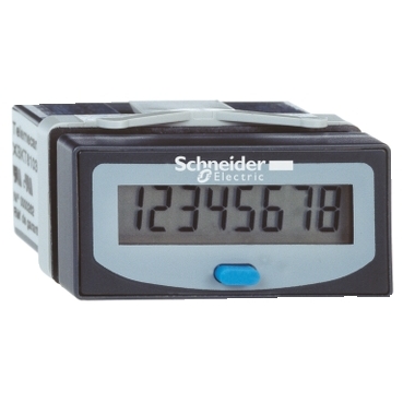Schneider Signaling Zelio Count_ totalising counter - LCD 8 digit display - internal Li battery_ [XBKT81030U33E]