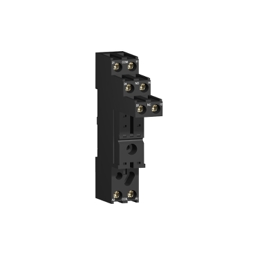 Schneider Signaling Zelio Relay_ Harmony, Socket, for RSB1A/RSB2A relays, 10 A, screw connectors, separate contact_ [RSZE1S48M]