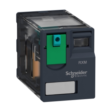 Schneider Signaling Zelio Relay_ Miniature Plug-in relay - Zelio RXM 2 C/O 48 V DC 12 A_ [RXM2AB1ED]