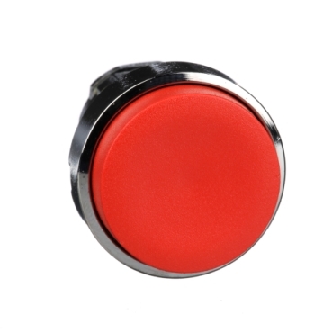 Schneider Signaling Harmony XB4_ red projecting pushbutton head Ø22 spring return unmarked_ [ZB4BL4]
