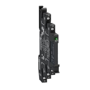 Schneider Signaling Zelio Relay_ Harmony, Slim interface relay pre-assembled, 6 A, 1 CO, with LED, with protection circuit, screw connectors, 230 V AC/DC_ [RSL1PVPU]
