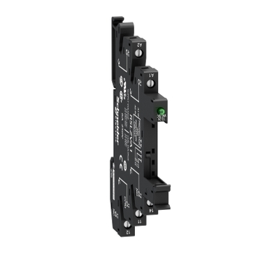 Schneider Signaling Zelio Relay_ Harmony, Socket equipped with LED and protection circuit, for RSL1 relays, srew connector, 12...24 V AC/DC_ [RSLZVA1]