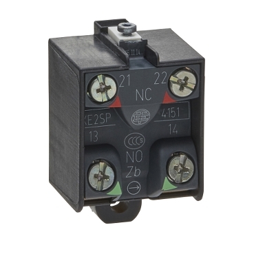 Schneider Signaling Preventa XPE_ Preventa XPE, Contact block, snap action, for 1 step or 2 step foot switch, 1 NO + 1 NC_ [XE2SP4151]