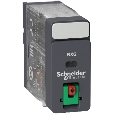 Schneider Signaling Zelio Relay_ interface plug-in relay - Zelio RXG - 1C/O standard - 230V AC - 10A - with LTB_ [RXG11P7]