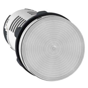 Schneider Signaling Harmony XB7_ Monolithic pilot light, plastic, clear, Ø22, integral LED, 24 V AC/DC_ [XB7EV07BP]