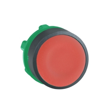 Schneider Signaling Harmony XB5_ red flush pushbutton head Ø22 spring return unmarked_ [ZB5AA4]