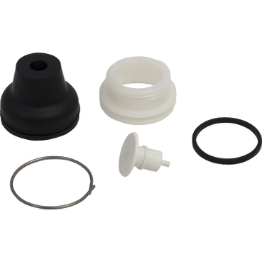 Schneider Signaling Harmony XAC_ Harmony XAC, Push button head, plastic, white, booted, operating travel 16 mm, -25…+ 70 °C_ [XACB9211]