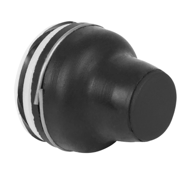 Schneider Signaling Harmony XAC_ booted head for pushbutton XAC-B - black - 4 mm, -40..+70 °C_ [XACB9122]