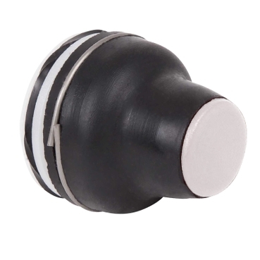 Schneider Signaling Harmony XAC_ booted head for pushbutton XAC-B - white - 4 mm, -25..+70 °C_ [XACB9111]