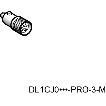 Schneider Signaling Harmony XB4_ LED bulb with BA9s base - blue - 24 V AC/DC_ [DL1CJ0246]