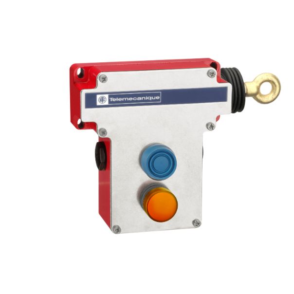 Schneider Signaling Preventa XY2C_ e-stop rope pull switch XY2CE - RH side - 2NC+2NO - pilot light 230V - boot. pb_ [XY2CE1A297]
